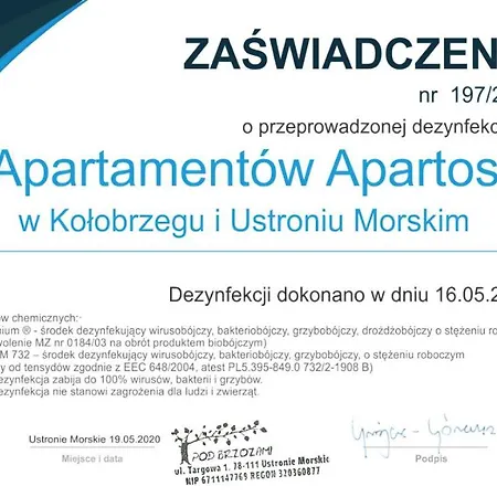 Apartos Blizej Morza * Kolobřeh